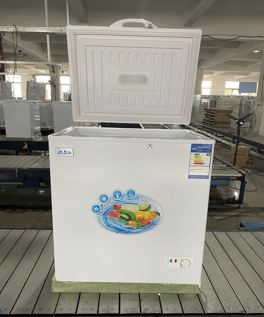 Используйте солнечную морозильную камеру 268 л Холодильник на солнечной энергии для дома 12 Ce Двойные двери Складная дверь 80 Домашний сад 500 Вт 3 года, 3 года