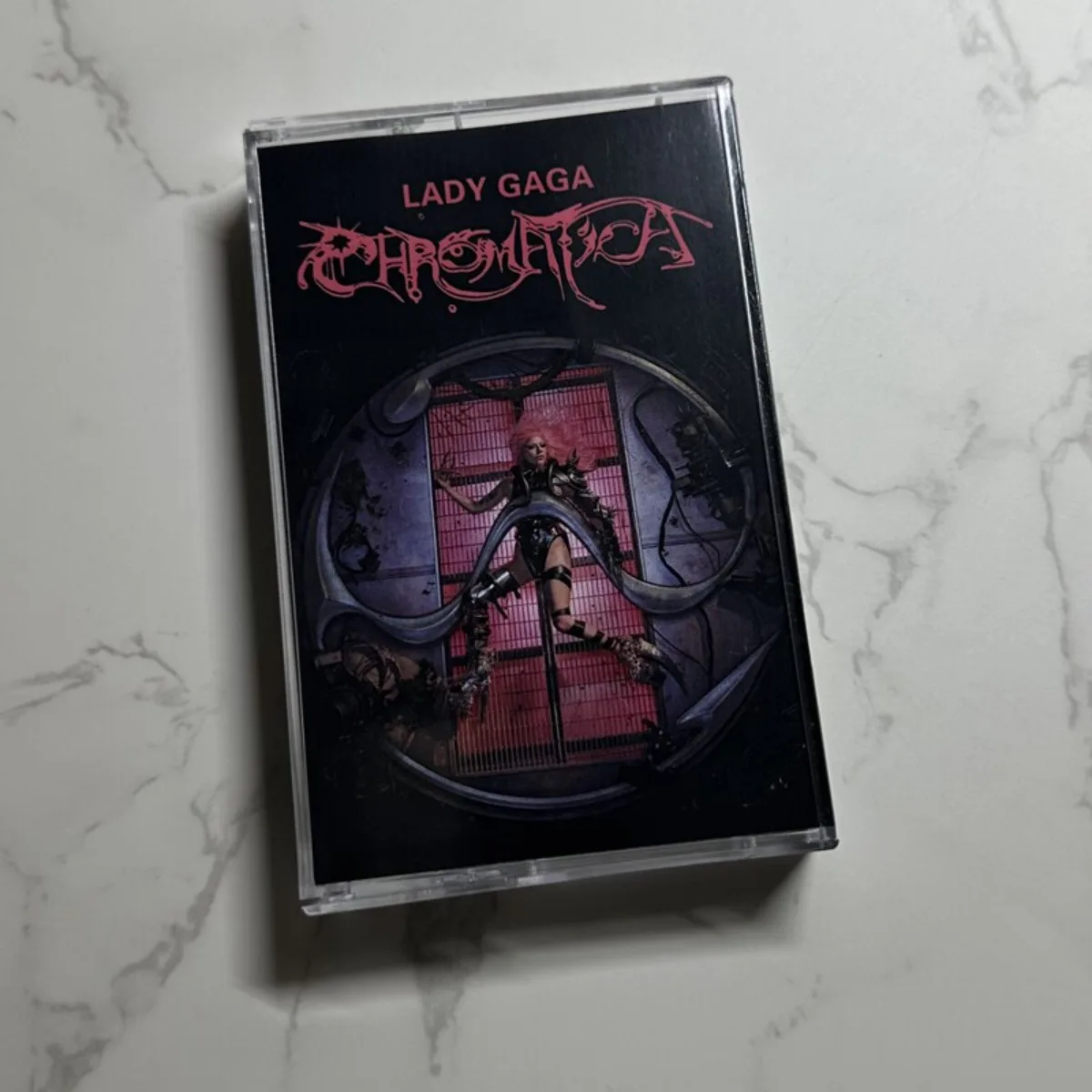 

Lady Gaga Chromatica Cassette Tape Retro Vintage Style with Lyric Book Classic Pop Dance Album for Music Fans and Collectors
