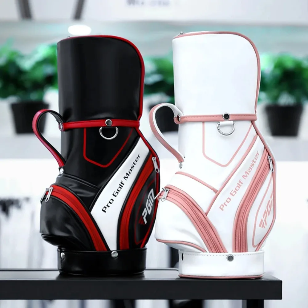 pgm-sob014-golf-mini-handheld-bag-women's-lightweight-golf-clothing-ball-pouch-with-zipper-pockets
