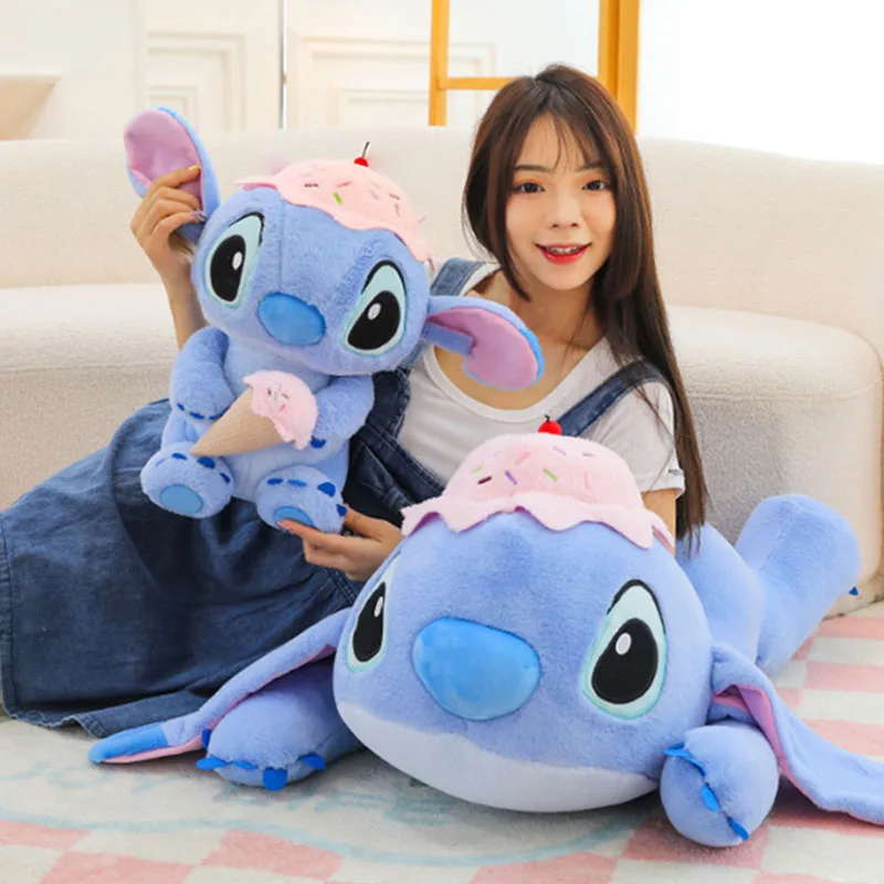 Disney niedlichen Schatz Stofftier Sternen baby Cartoon Stich weichen Kinder Kissen Junge Geburtstags geschenk Kawaii Raum dekoration