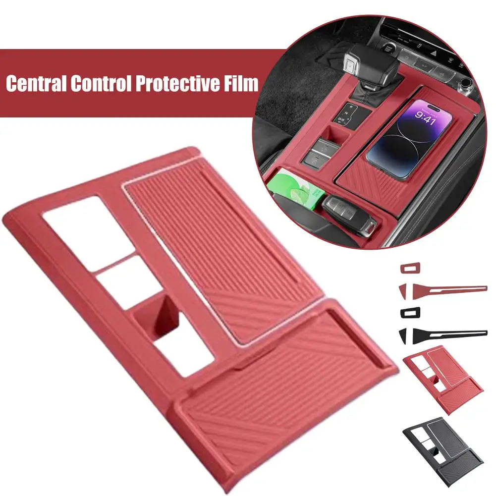 لأودي A7 4K A6 C8 C9 2019 2020 2021 2022 2023 2024 2025 بطانة حماية من السيليكون للوحة التحكم المركزي والعتاد التحول F2M0