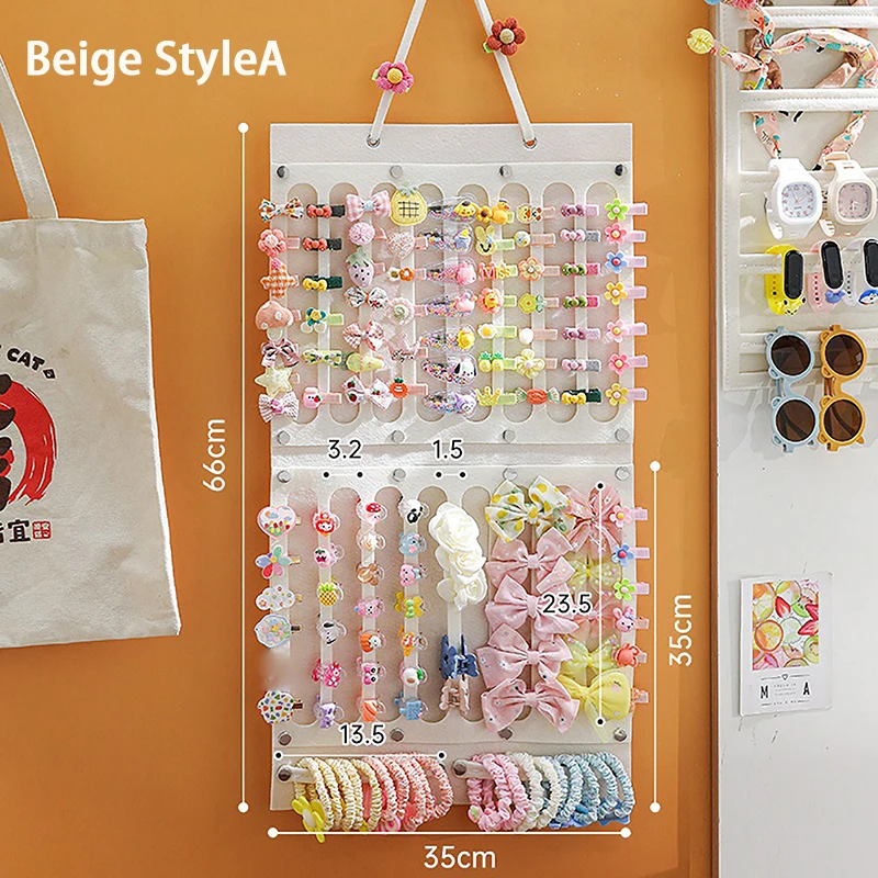 Large Capacity Hair Bows Organizer Wall Hanging
