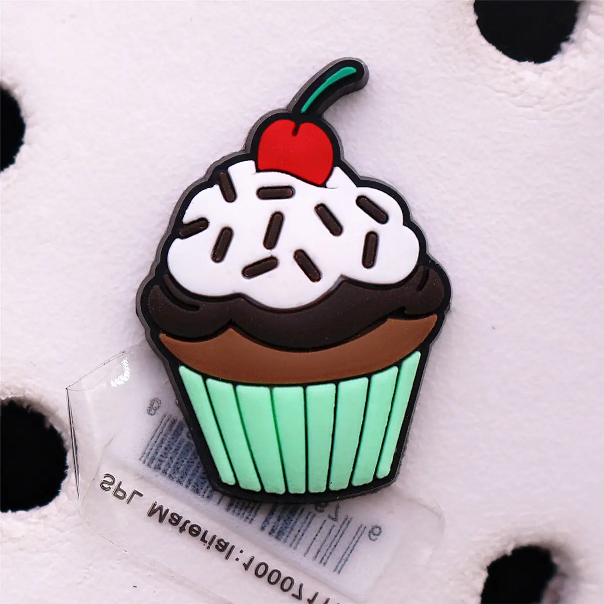 1Pc 3D Sweet Dessert Clog Charms Candy Kawaii Cute Yummy Bakery Icecream Waffle Cupcake Trendy Hole Shoes Accessories Decor Gift