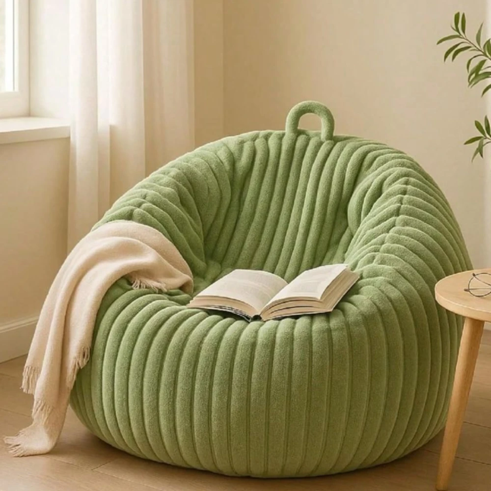 Rabbit Fur Stuffed Animal Storage Bean Bag Chair Cover No Filler Comfy Bean Bag Cover Without Filling Or Home Bedroom Dr Organi