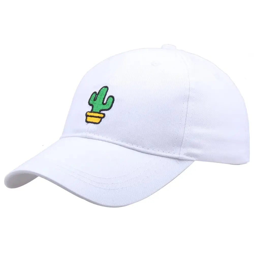 

Hat Sun Hat Embroidery Cactus Breathable Hysteresis Cap Travel Accessory Baseball Hat Student Cap Sunhat Cactus Baseball Cap