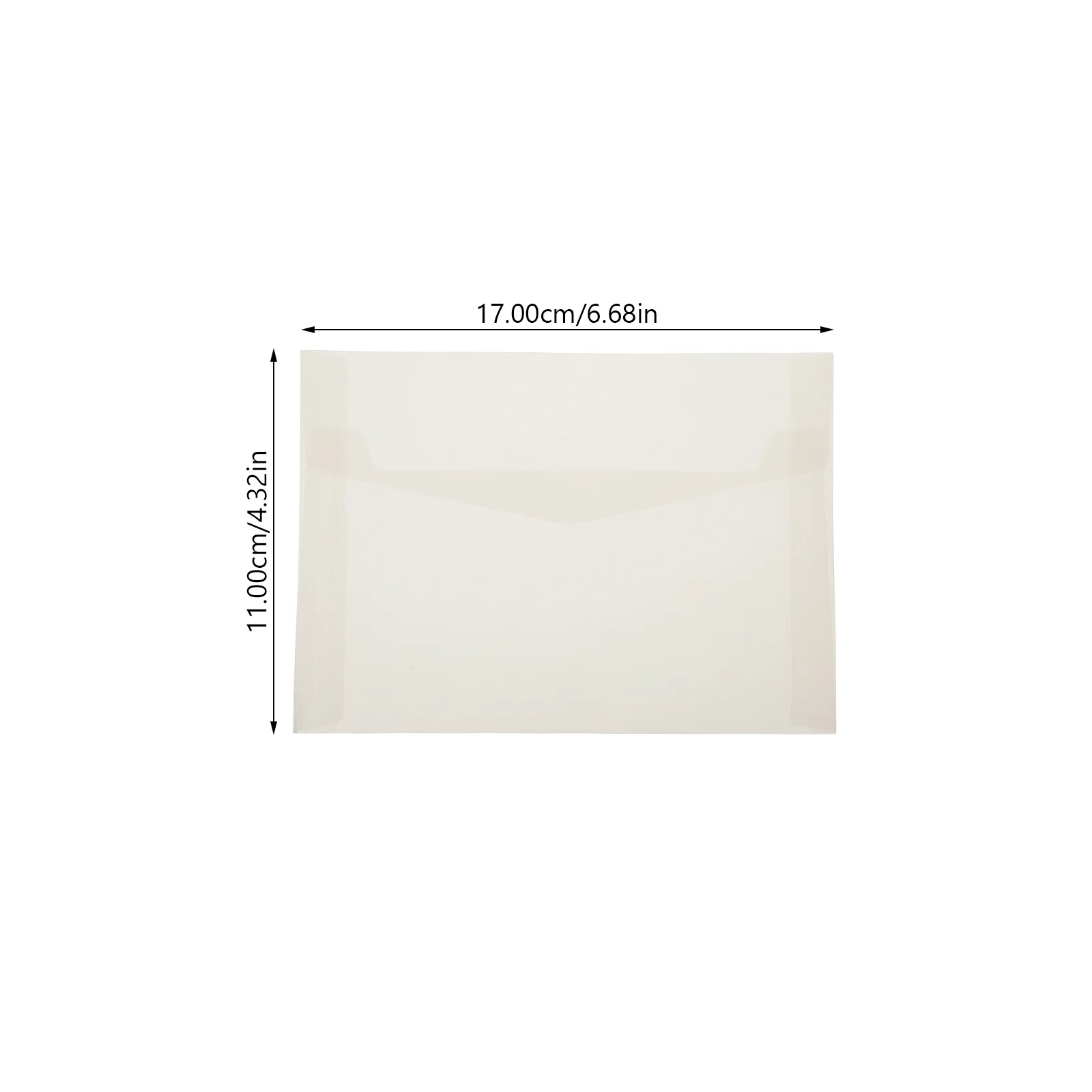 Card Envelops Blank Envelope Translucent Holders for Cash Budget Valentines Cards Envelopes