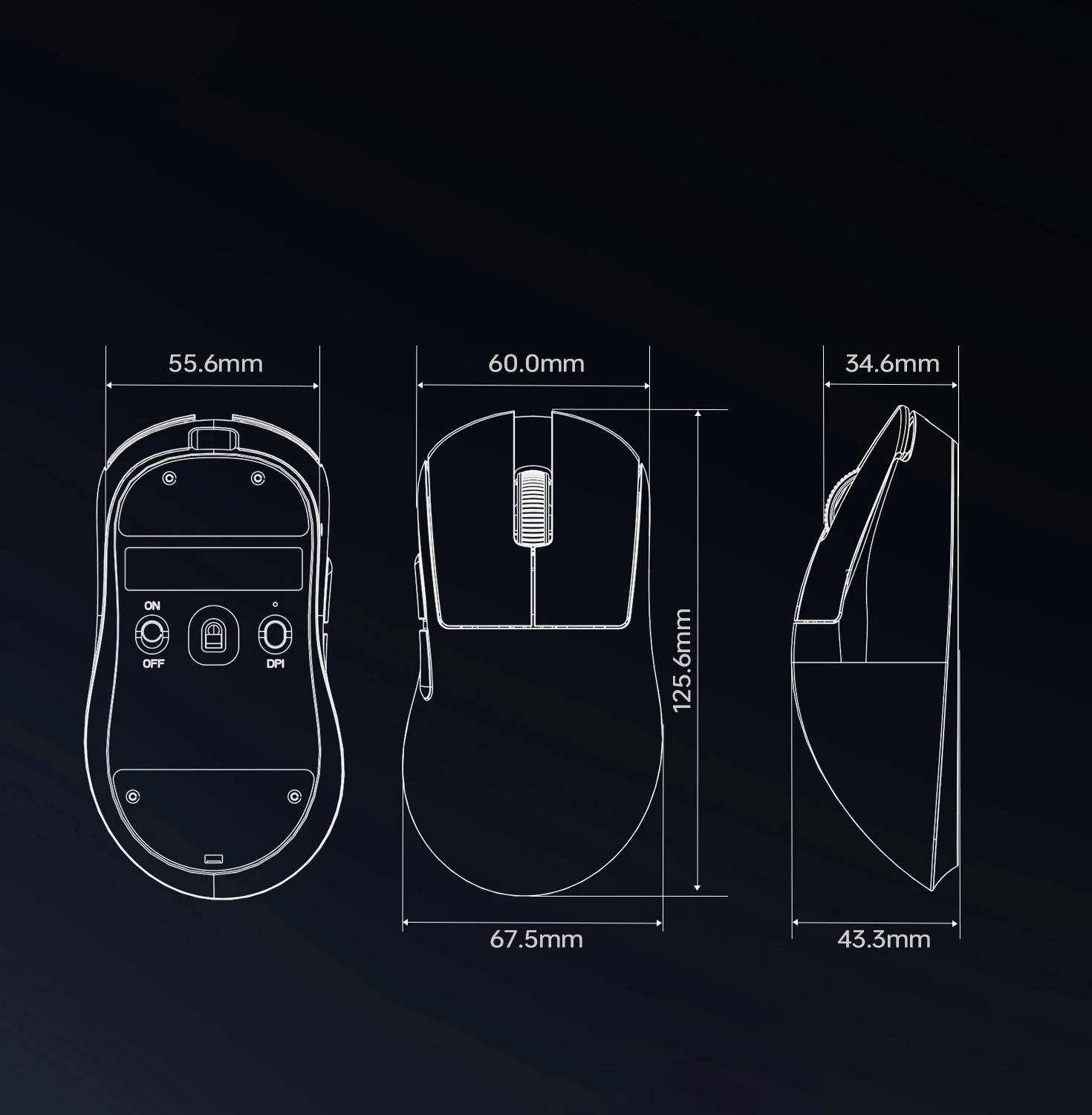 ماوس لاسلكي للألعاب مريح لليد اليمنى ATK Dragonfly Y9 مزدوج 8K ذاتي التطوير بعمر بطارية طويل ماوس رئيسي