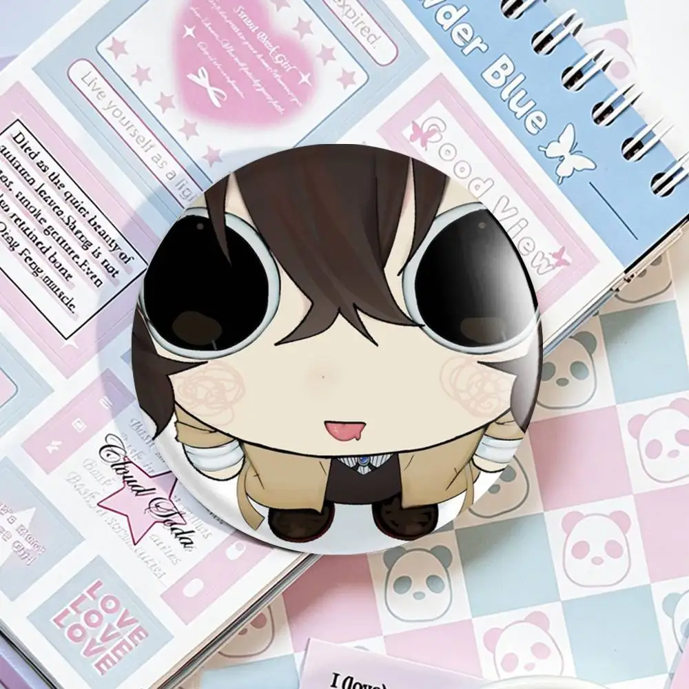 Dazai Osamu Anime Bungo Stray Dogs Abzeichen 25 32 44 58 75 mm Rund Fans Sammler Freunde Geschenke Brosche Souvenir – Detail 12