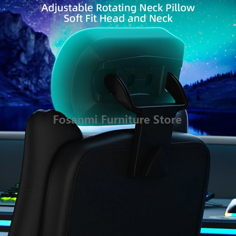 สูงกลับ Executive คอมพิวเตอร์เก้าอี้พนักพิงศีรษะ ERGONOMIC Reclining Office Home ปรับ GAMING โต๊ะหมุนเก้าอี้สําหรับ Gamer