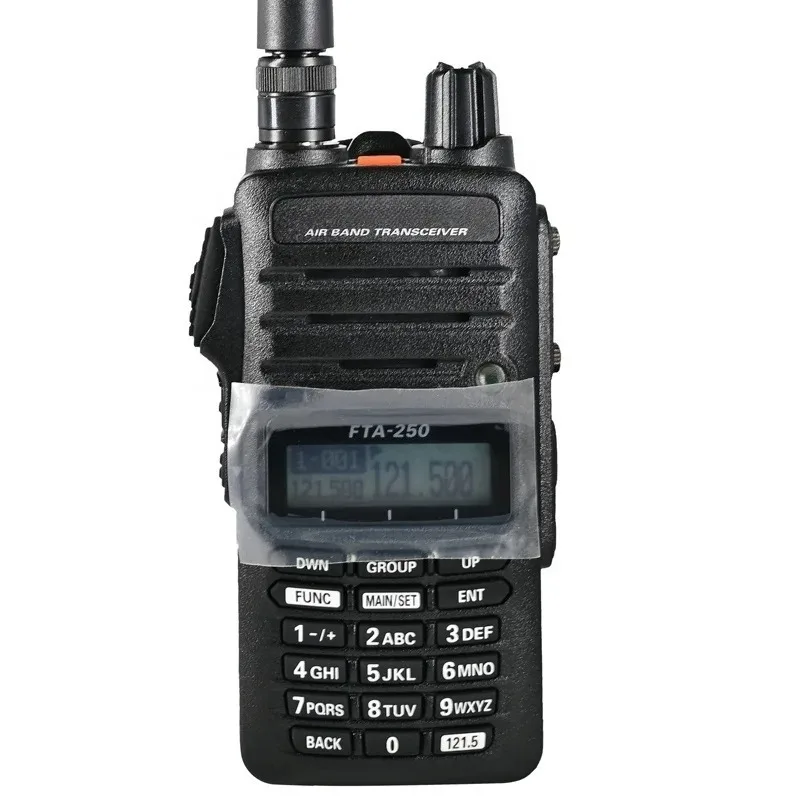 FTA-250L Aviation Airband Radio Handheld Radio Handheld Vhf Transceiver Long Distance Walkie Talkie