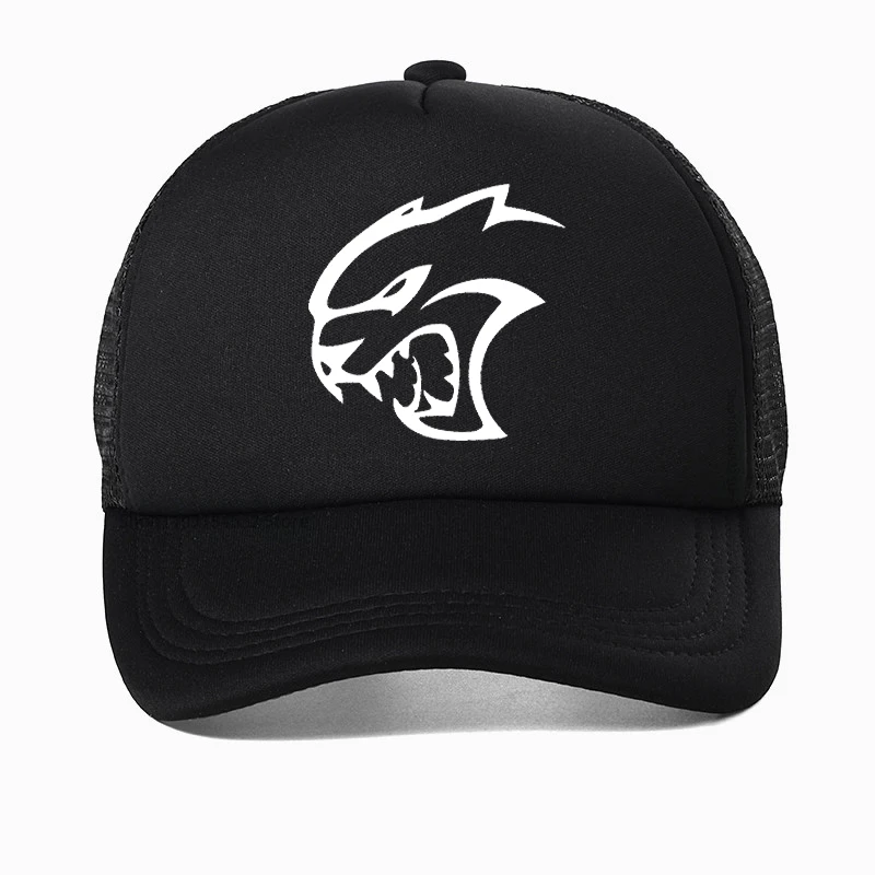 

Hell Cat Head sports cap Outdoor breathable mesh hats adjustable Baseball Cap