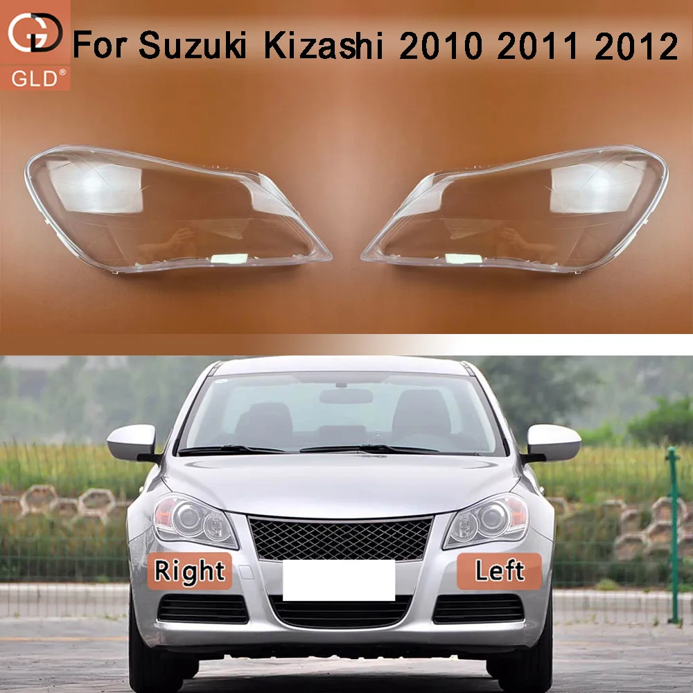 

For Suzuki 2010 2011 2012 Kizashi Car Front Headlight Cover Headlamp Lampshade Lampcover Head Lamp light Covers Lens Shell Caps