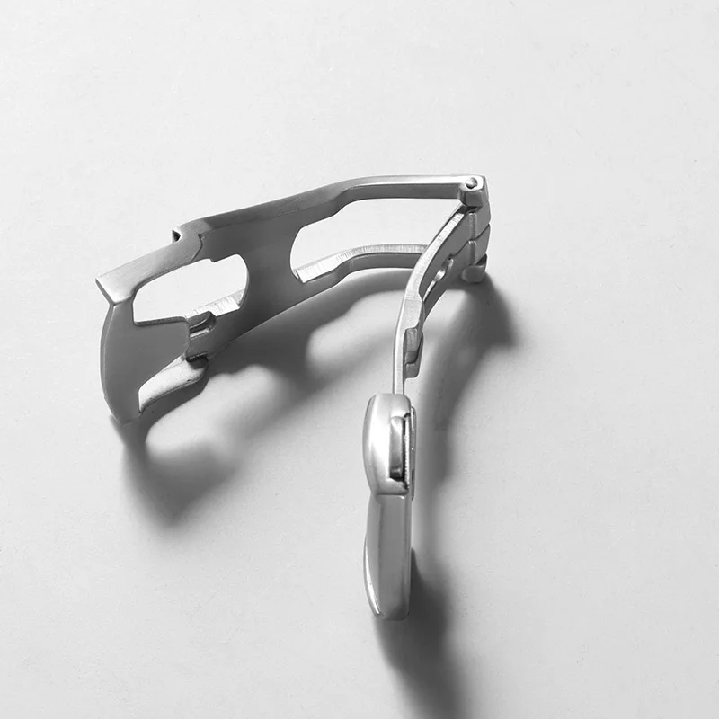 Per OMEGA Seamaster cinturino per orologio fibbia per OMEGA De Ville chiusura per cinturino in maglia di Silicone in pelle bracciale uomo donna bottone