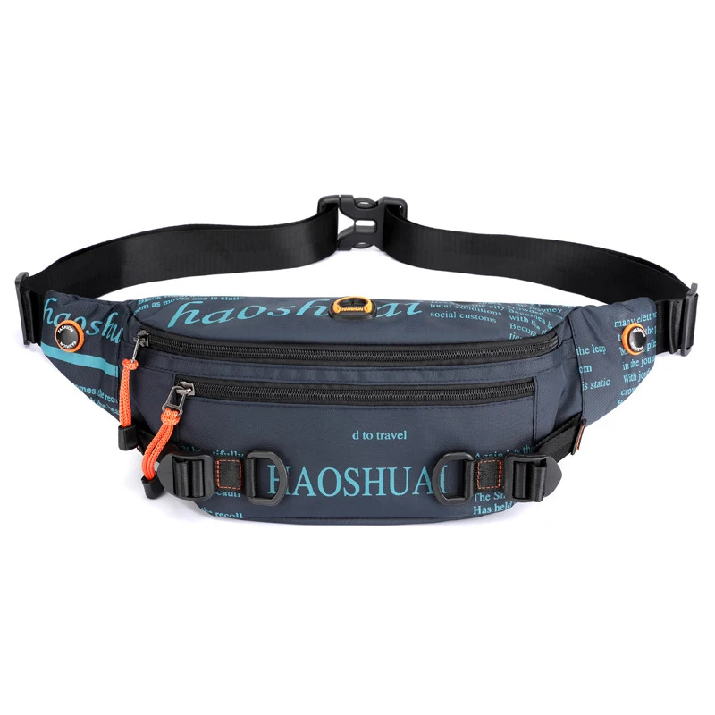 Waist Fanny Pack Hip Belt Bag for Men Military Anti-theft Running Nylon Male Travel Cross body Sling Chest Pack Bum Bag