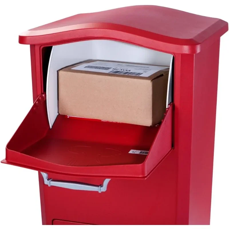 Architectural Mailboxes 6900R Elephantrunk Parcel Drop Box, Red