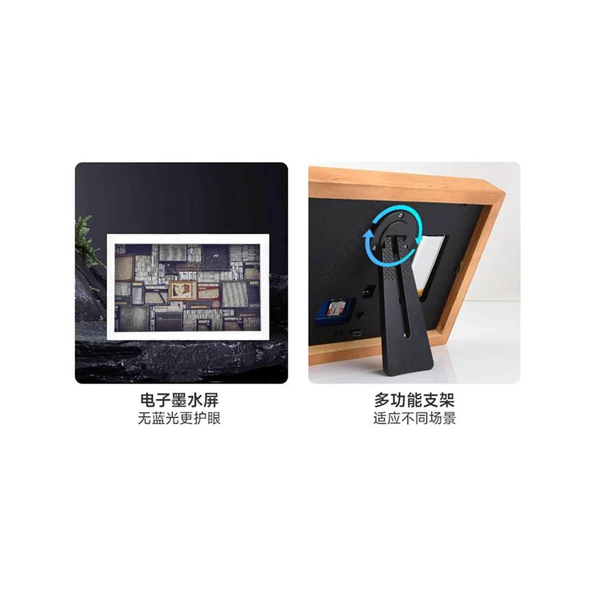 【Harga Drop】 Tampilan E-Paper Penuh Warna 7,3 Inci 800x480 Ideal untuk Kalender, Kutipan, dan Lukisan