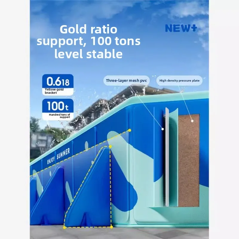 Non-inflatable swimming pool