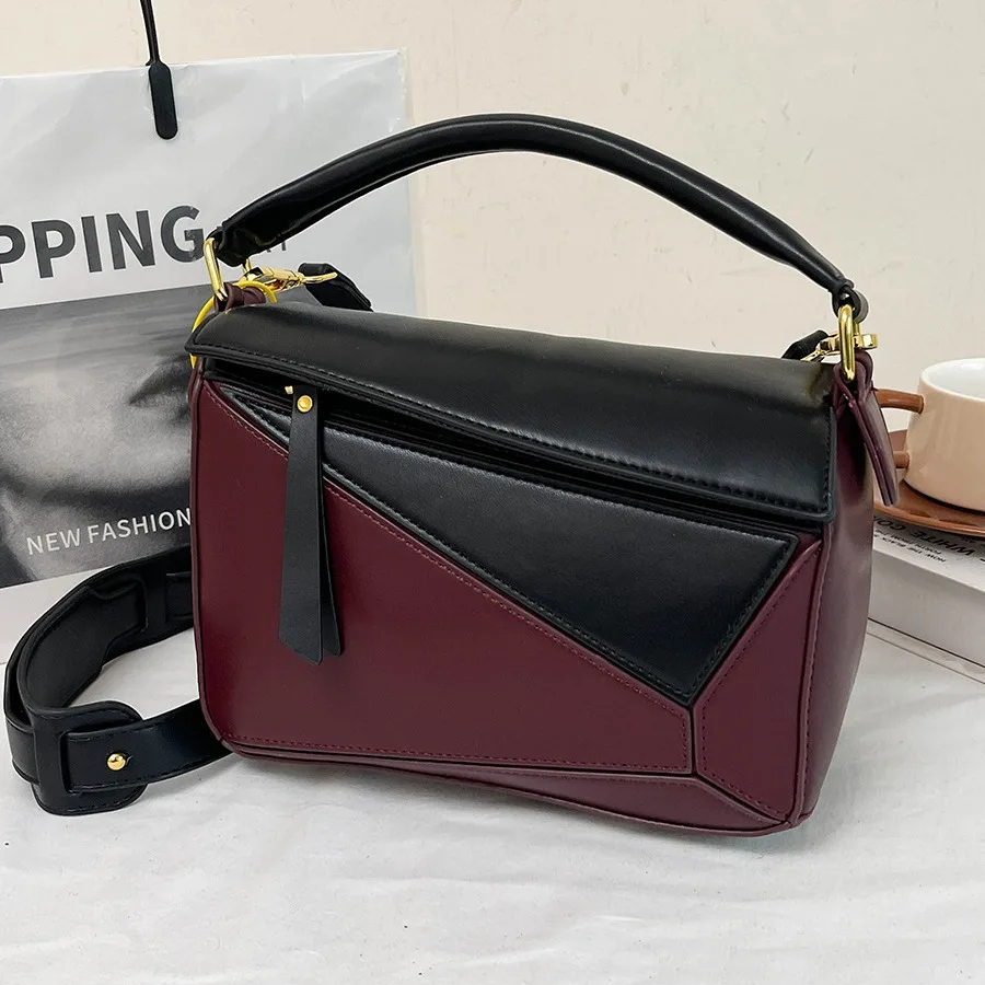 حقيبة مربعة بألوان متعددة 2025، محفظة كتف متعددة الاستخدامات للنساء، حقيبة كروس بسيطة، حقيبة عصرية ليلاً ونهارًا، محكم