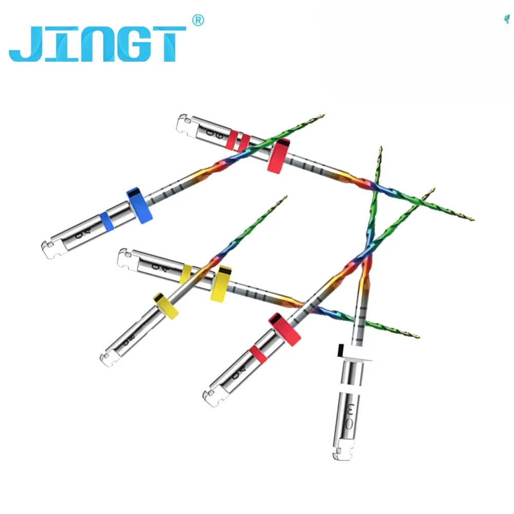 

JINGT 1PCS Dental Endodontic Root Canal File Slowing Pain To Prevent Disconnection Heat-Activated Rotary Files Dental Tools