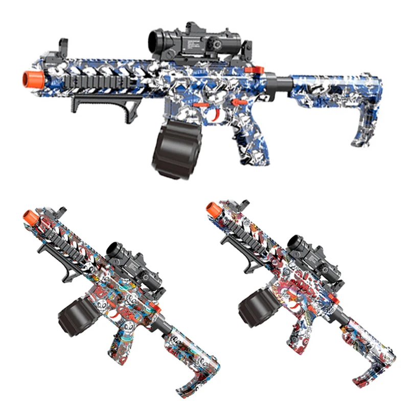 M416 Gun Toy Outdoor Elektrische Blaster Schieten Sport Gel Bullet Shoot Zomer Waterbal Speelgoed Voor Interactief Ouder-kind Spel