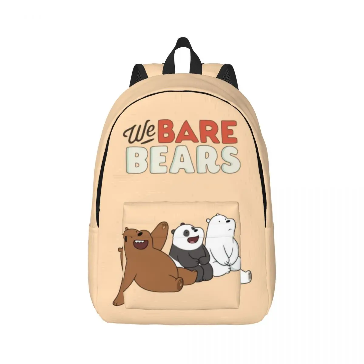 

Canvas Casual Backpack We Bare Bears Lightweight and Durable Rucksack for Daily Use, School, and Travel