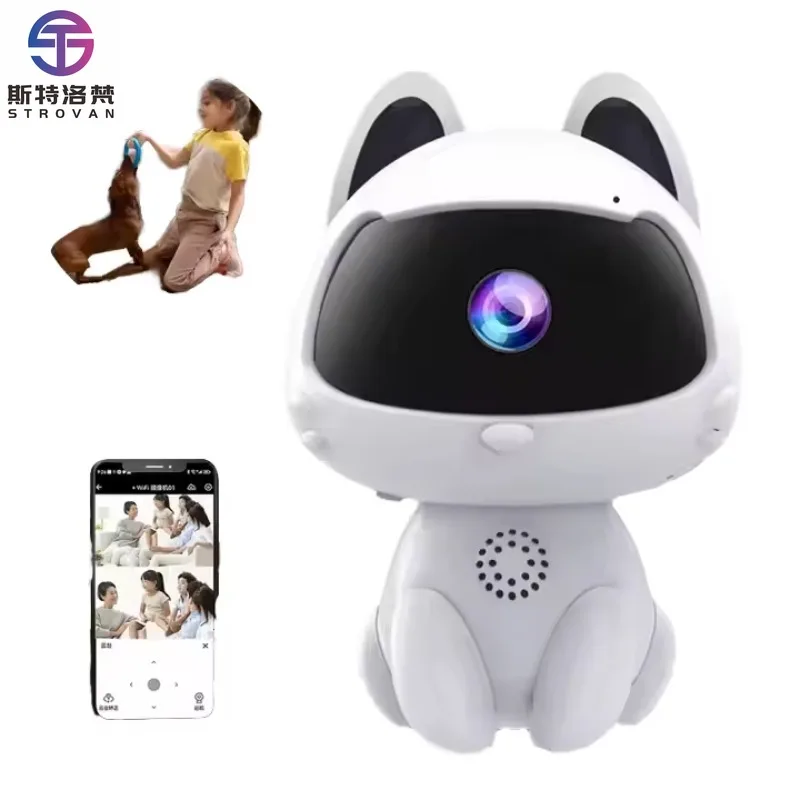 1080P Smart Mini WiFi IP Indoor Camera Wireless Security with Cloud Memory Storage