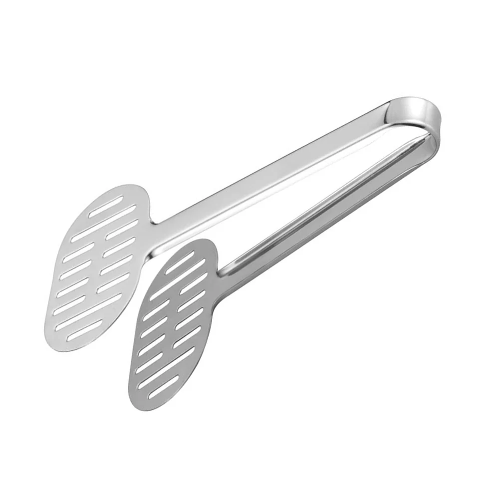 

1pc Stainless Steel Barbecue Tongs Heavy Duty Cooking Clips for Steak Bread Burger Grilling Kitchen Tools Utensils