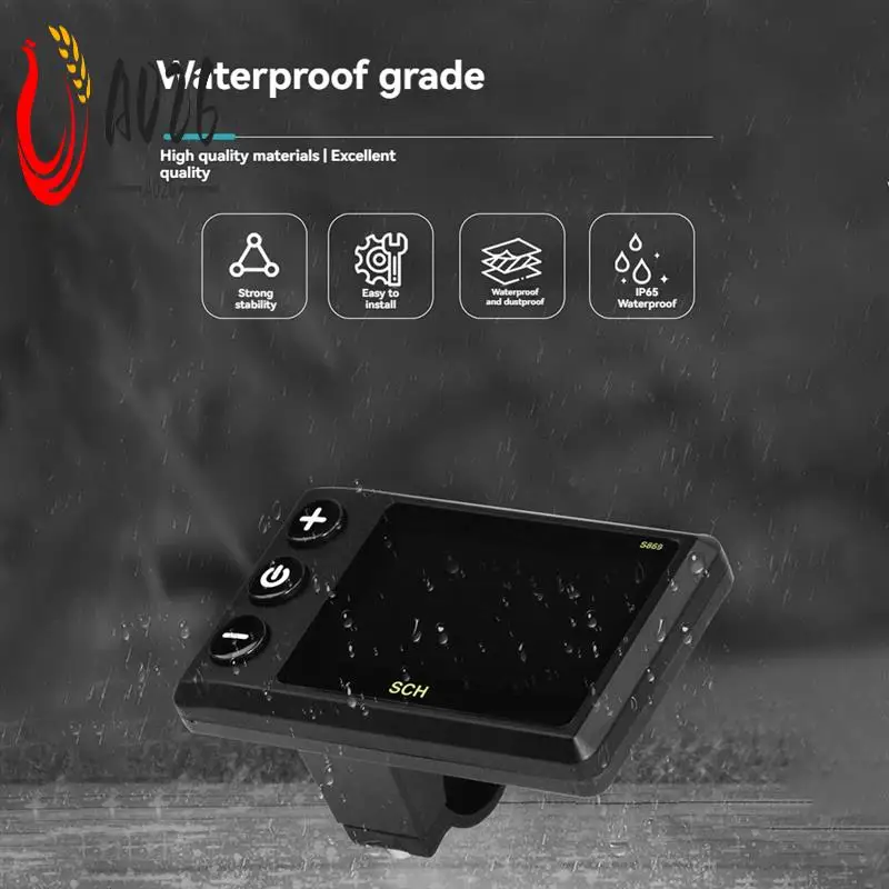 

A026-S869 Electric Bicycle LCD Display 24V-72V Electric Scooter LCD Color Screen Meter For Mountain Bike LCD Meter SM5+2PIN