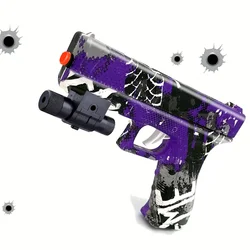 G-17 Ball Blaster Pistol Toys, Manual Blaster, NO Need Charge Outdoor Shooting Toys, Backyard Games Gift