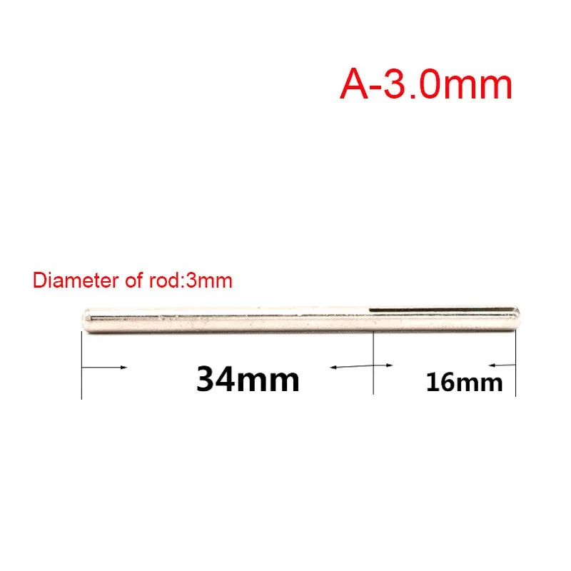 1-100 ชิ้น 2.35/3.0 มม.กระดาษทรายแคลมป์ยึดแท่งแยกแกนยาวที่ใส่ที่ขัดแบบคลิปสำหรับเครื่องบดไฟฟ้าอุปกรณ์เสริม