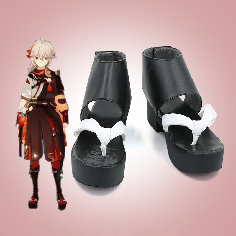 

Anime Game Genshin Impact Kiryu Kazuha Cosplay Women Shoes Boots Props Halloween Party Accessories Customization Cheap