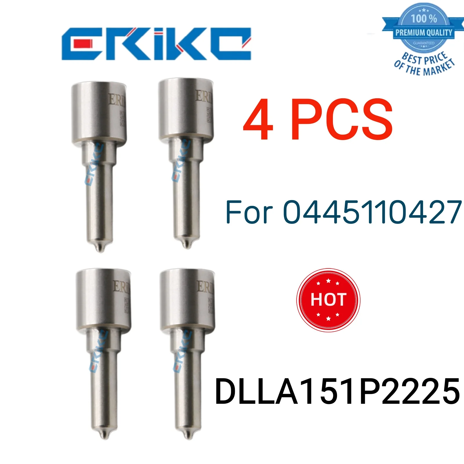 

4 PCS DLLA151P2225 Nozzle Injectors Diesel 0 433 172 225 DLLA 151 P 2225 Nozzle Sprayer DLLA 151P2225 Nozzle for 0445110427