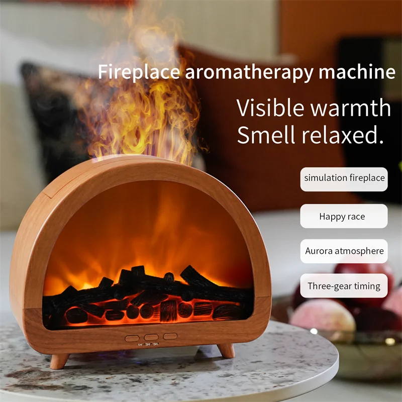 Electric Plastic Aroma Diffuser with Clock Portable Fragrance Oil Refill Stone Diffuser for Household Hotel Use