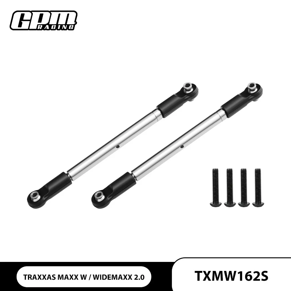 

GPM Stainless Steel Front Turnbuckle For Steering For TRAXXAS Maxx W/Widemaxx 2.0 TXMW162S 8997