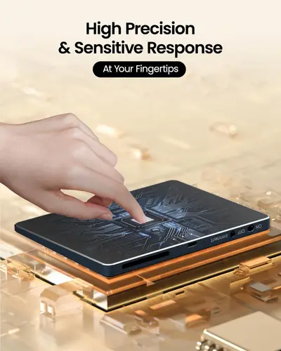 Imagen 2 del producto ProtoArc-ratón Trackpad inalámbrico con soporte multijorobado, panel táctil recargable para PC, portátil, Notebook, ordenador de escritorio