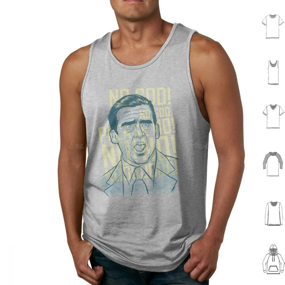 World'S Best Tank Tops Vest Sleeveless Dwight Schrute Dunder Mifflin Worlds Best Michael The Office Usa Steve Carell Rustenico