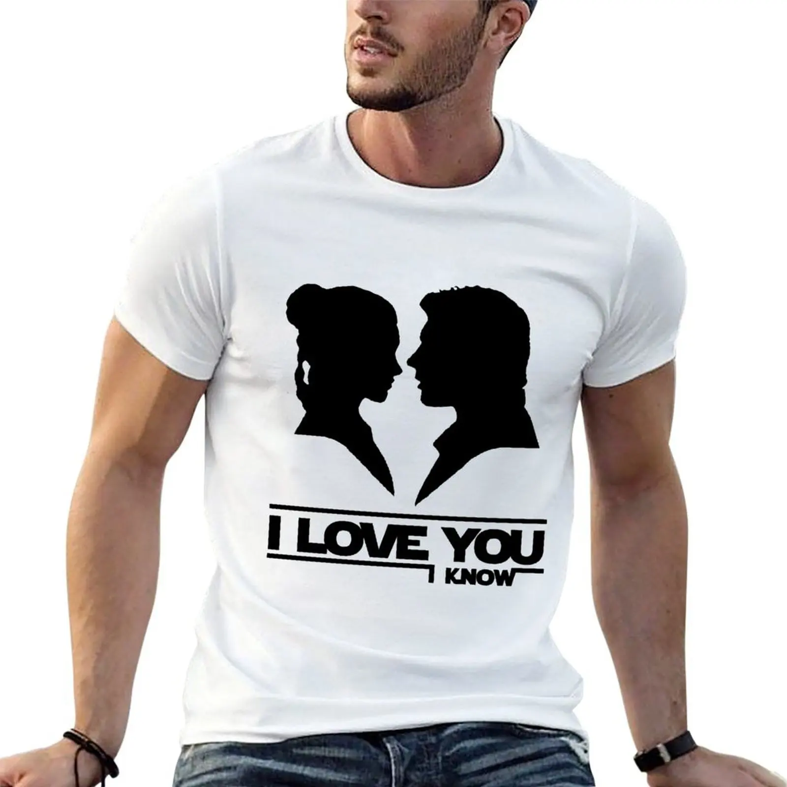 

I Love You / I Know T-Shirt t shirts for man graphic vintage man t shirt cotton T-Shirt
