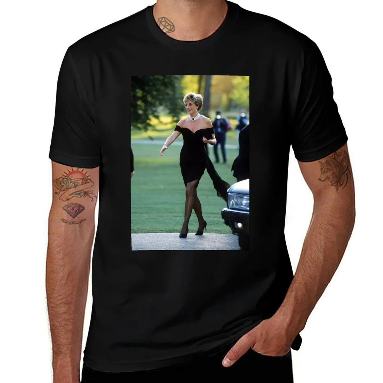 Diana, Princess of Wales, Revenge Dress T-Shirt Plus Size Quick Dry Sports Tee T-Shirt