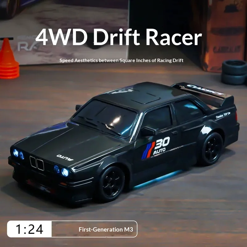 New Hot Selling 1:24 Drift Car Full Scale High Speed Remote Control Rc Entry Level Racing Model Boy Gift Toy Racing Car view 2