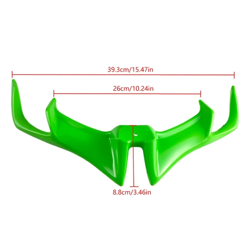 ABS Aerodynamic Winglets Motorcycle Fairing Accessoriy Windshield Lower Wing image 6