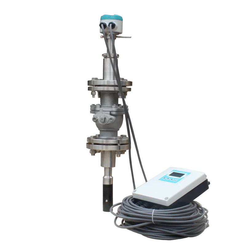 Magnetische stroommeter inbrengen met druksensor
