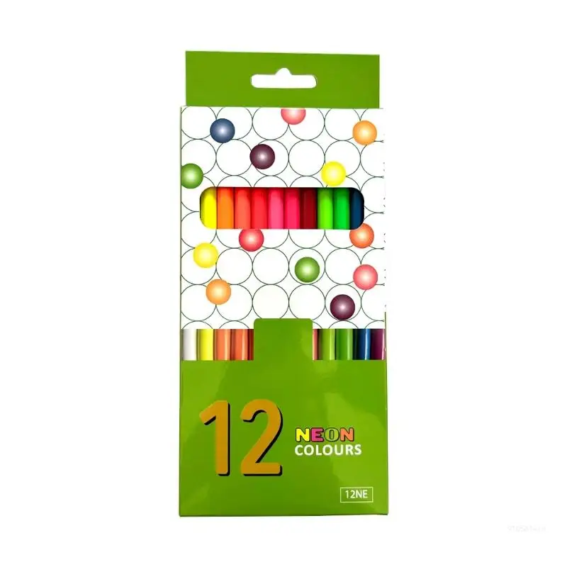 12 Color Drawing Pencils Colorful Pencils for Kids Adults Coloring Book Dropship