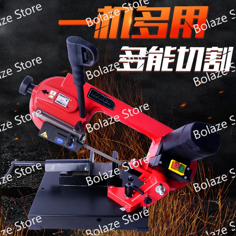 Metal Band Saw Miniature Stainless Steel Cutting Machine Sawing Machine Horizontal Woodworking Band Saw Metal Cutting Chainsaw