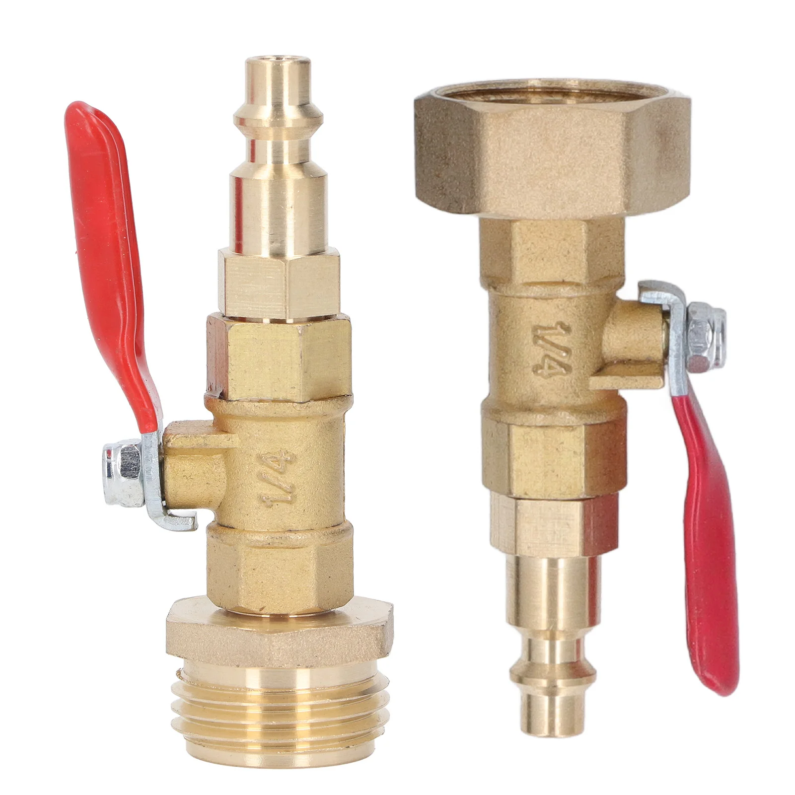 خرطوم حديقة Winterize محول متانة طويلة الشتاء محول سريع 1/4in ذكر موصل سريع النحاس لليخوت RV