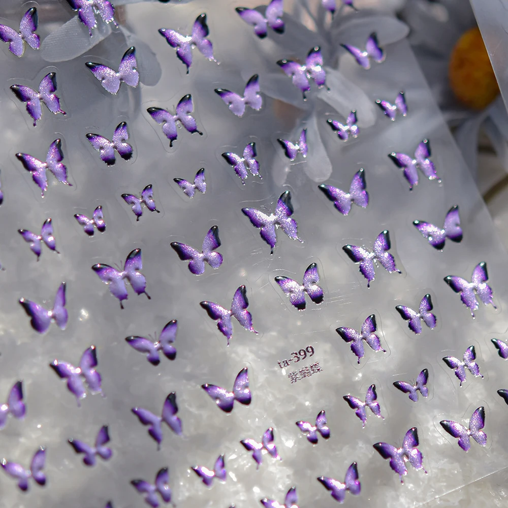 Adesivo per unghie rosa di Halloween Simpatici cuori di zucca Giocosi gatti neri Pipistrelli volanti Fantasmi Teschi glitter Kawaii Spettrale Nail Art Deca