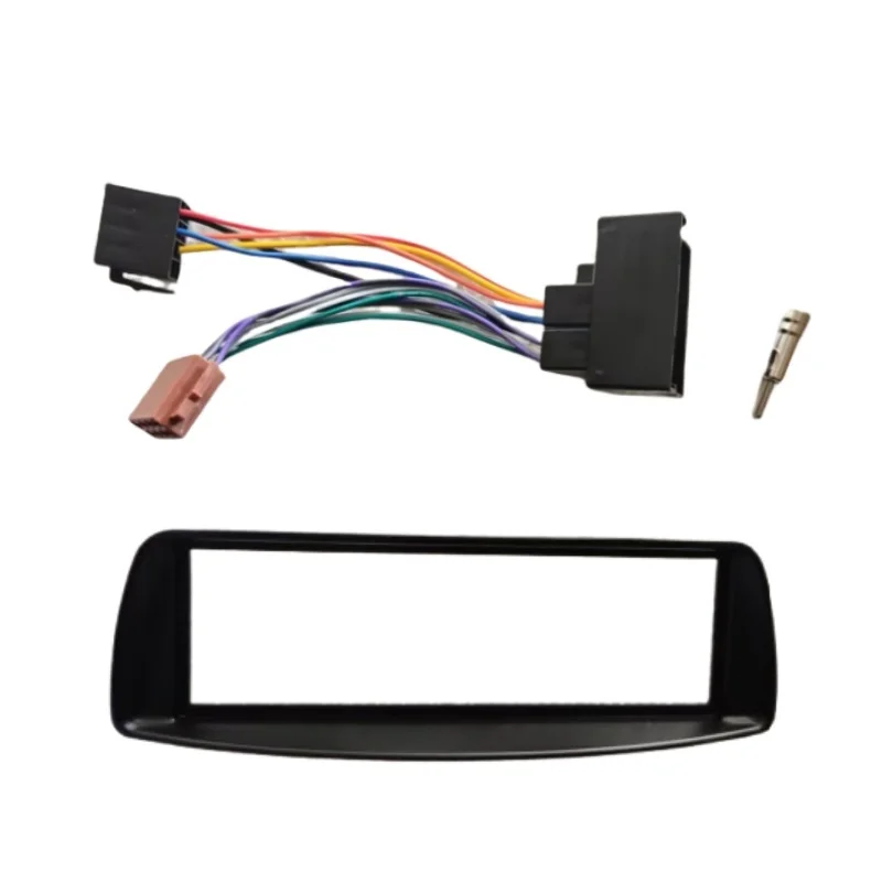 One Din Fascia With WIRING HARNESS Radio CD DVD Stereo Panel Dash Mount For Peugeot 107 Citroen C1 Toyota Aygo Interior Parts