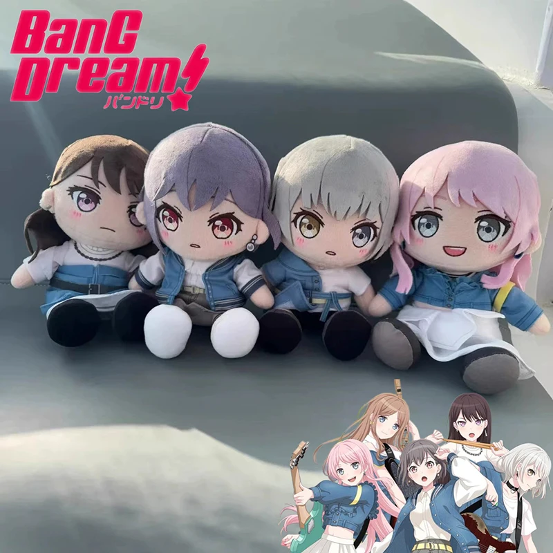 

Anime BanG Dream Anon Chihaya Takamatsu Tomori Cosplay Doll Cartoon Plush Stuffed Cotton Doll Christmas Room Decoration