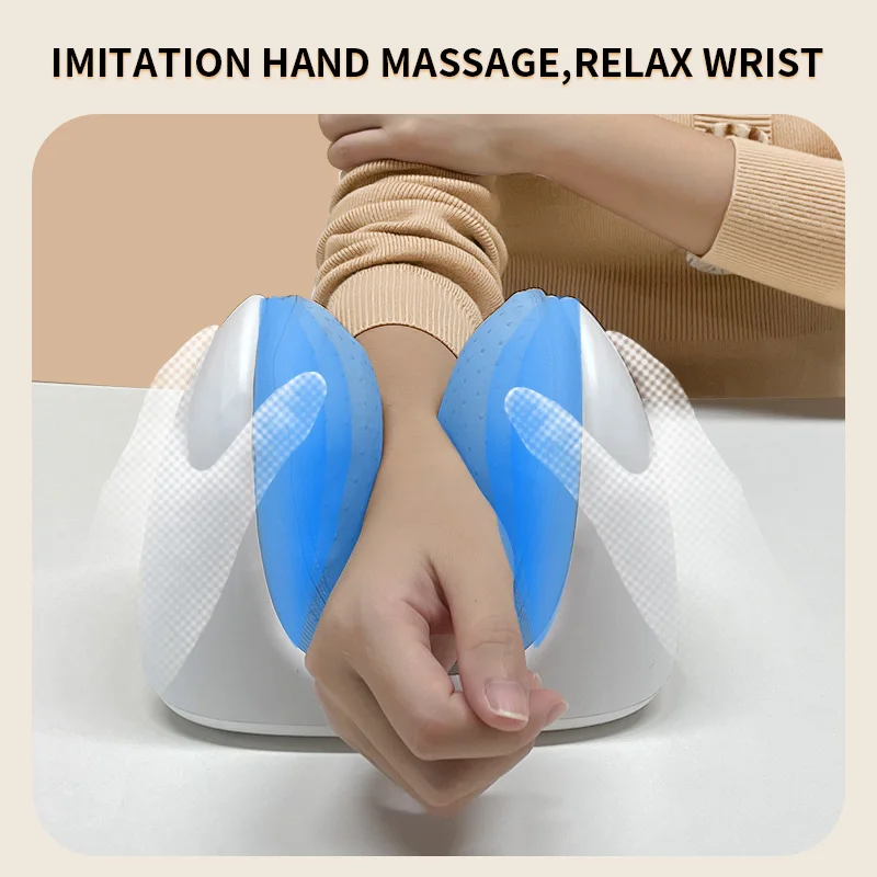 المكتبة الذكية 2025 مدلك يدوي كهربائي لاسلكي مع استرخاء تسخين ضغط الهواء لمفاصل المعصم #4