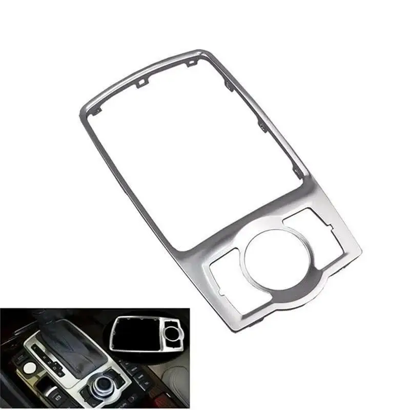 4f0864260a Voor Audi A6c6 2005-2012front Console Frame Decoratie Bezel Mmi Shift Knop Vast Frame Paneel Decoratief Helder Frame