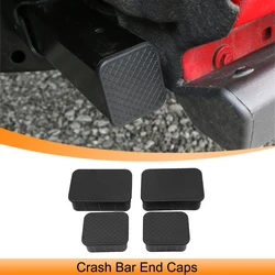 Car Crash Bar End Caps for Ford Bronco 2021 2022 2023 2024 2/4-Door Front Bumper Plug Mudproof Dust Caps Exterior Accessories